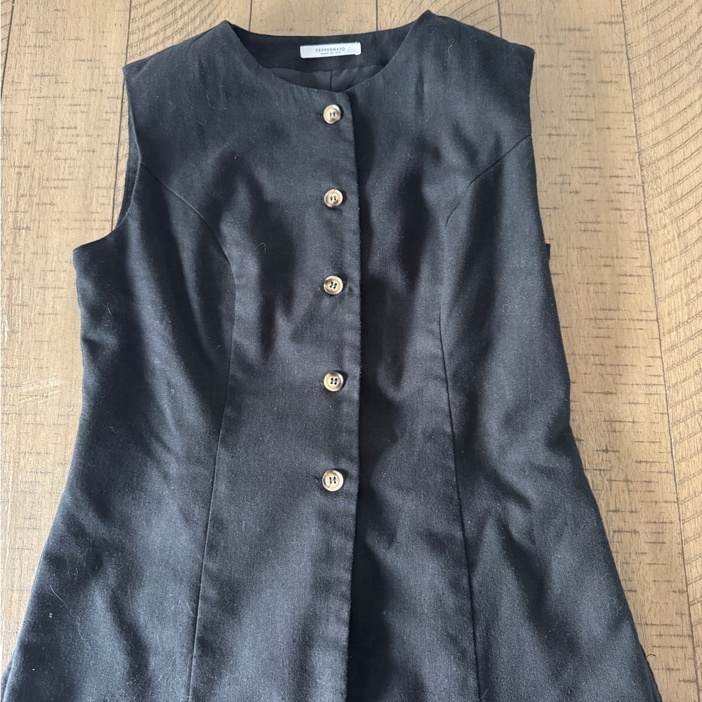 Peppermayo Black Button-Up Set - Picture 8 of 13